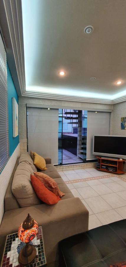 גוארויה Cobertura Triplex Na Praia Da Enseada מראה חיצוני תמונה